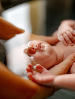 Bain enveloppé bébé Bordeaux