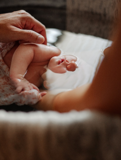 Bain enveloppé bébé Bordeaux